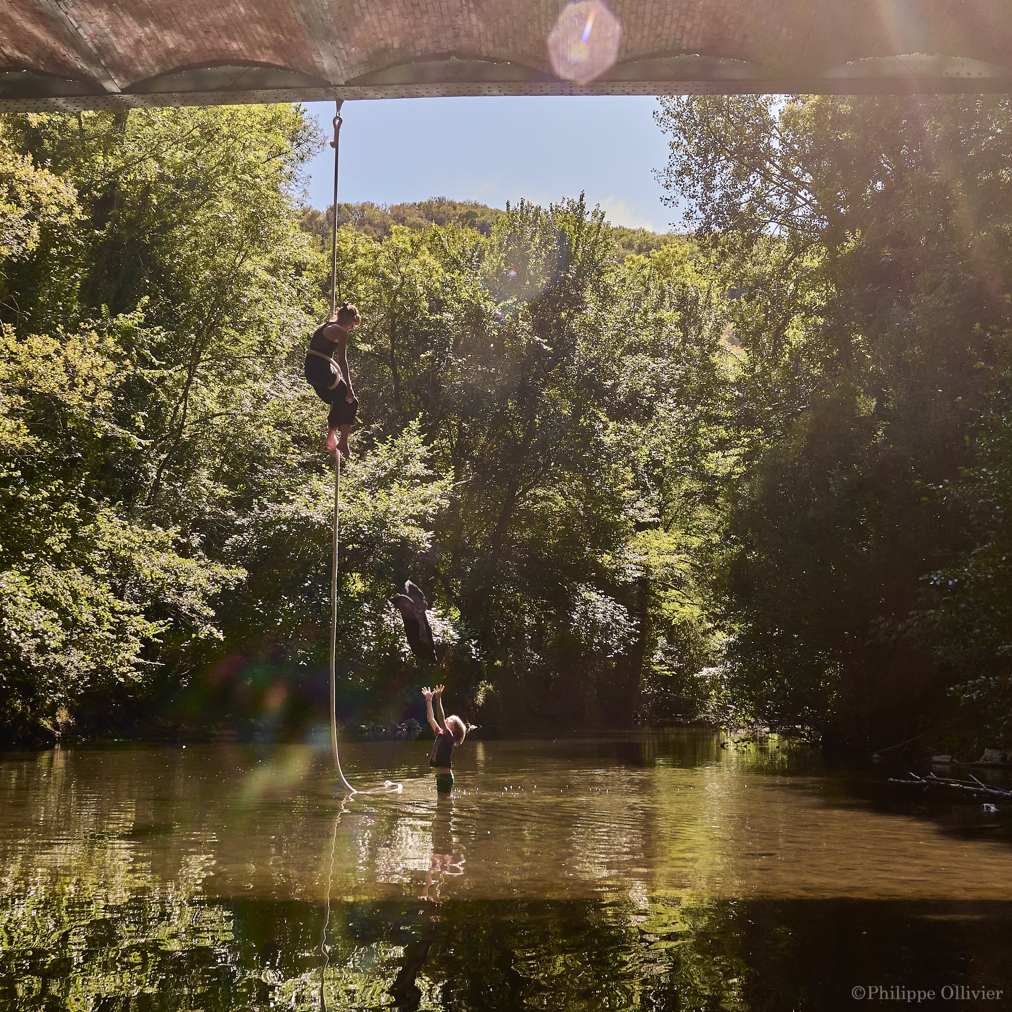 Sous le Pont Hélène Bou/ Pont sur le Célé ©Philippe Ollivier